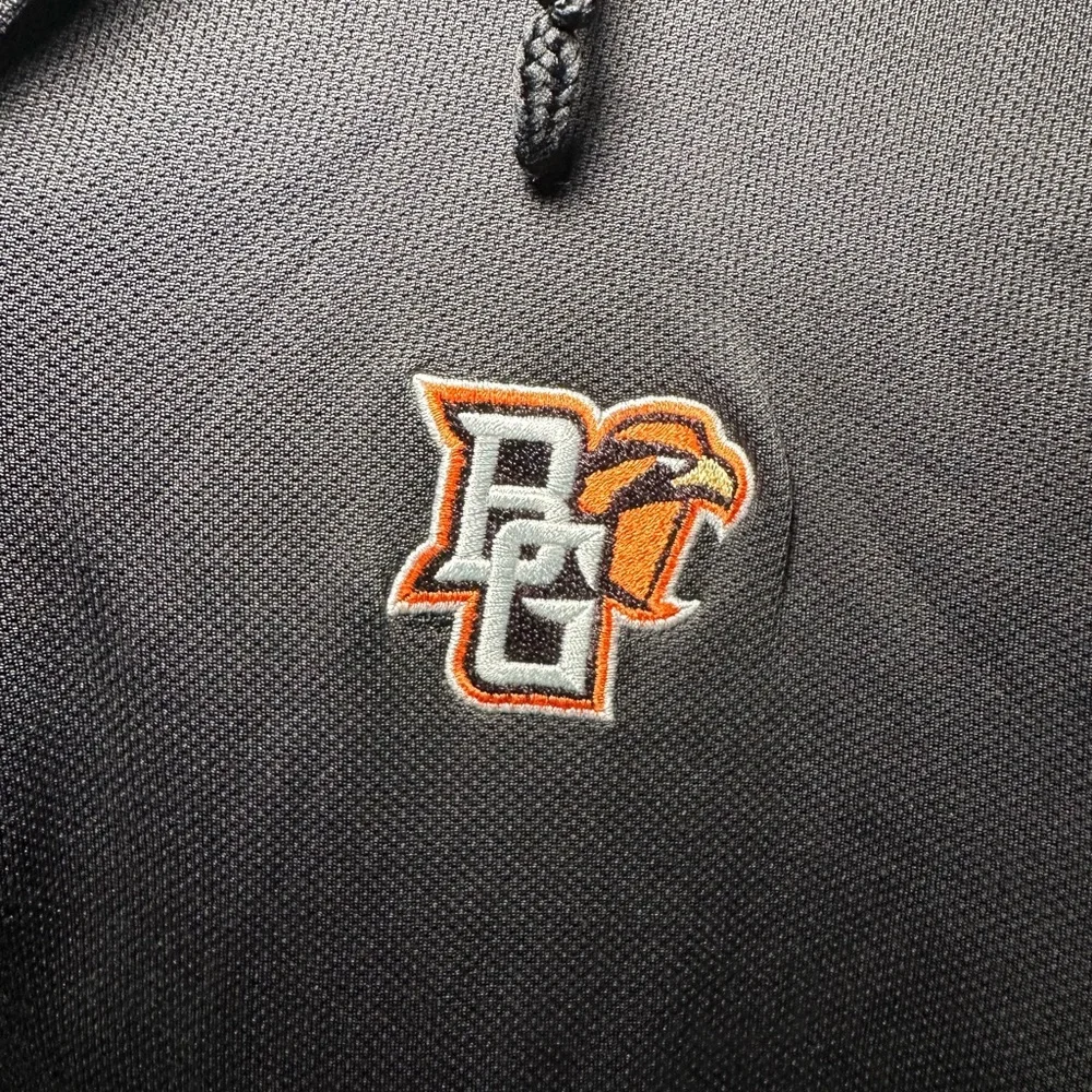 Adidas Black Clima Zip Up Hoodie With BGSU Logo - Picture 4 of 6